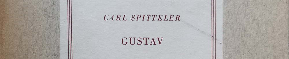Carl Spitteler: Gustav