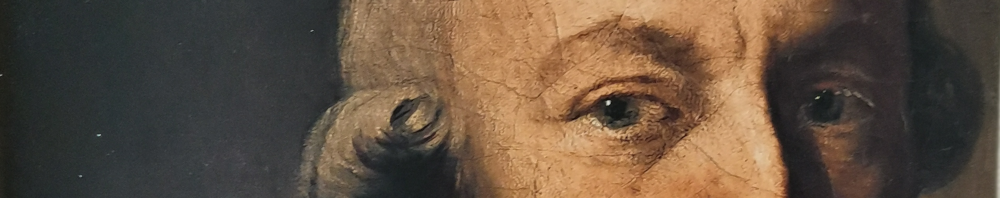 Augenpartie aus einem Portrait von Christoph Martin Wieland, Original von Anton Graff, 1794. - Ausschnitt aus dem Buchcover.