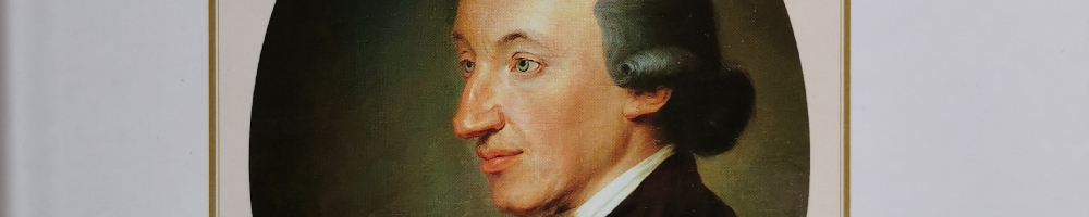 Portrait Christoph Martin Wieland gemalt von Georg Oswald May, 1799. Heute im Wieland-Museum in Biberach. - Ausschnitt aus dem Buchcover.